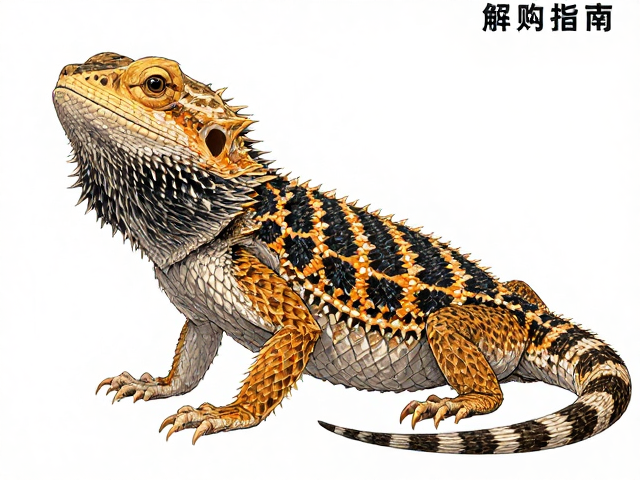 原色与蜡染鬃狮蜥对比，30-35cm小型品种选购指南