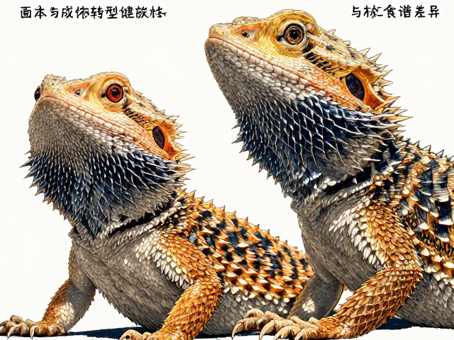 原色鬃狮蜥饲养指南,幼体与成体食谱差异,助其缓慢生长更健康