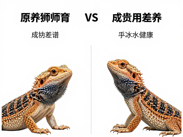 原色鬃狮蜥饲养指南,幼体与成体食谱差异,助其缓慢生长更健康