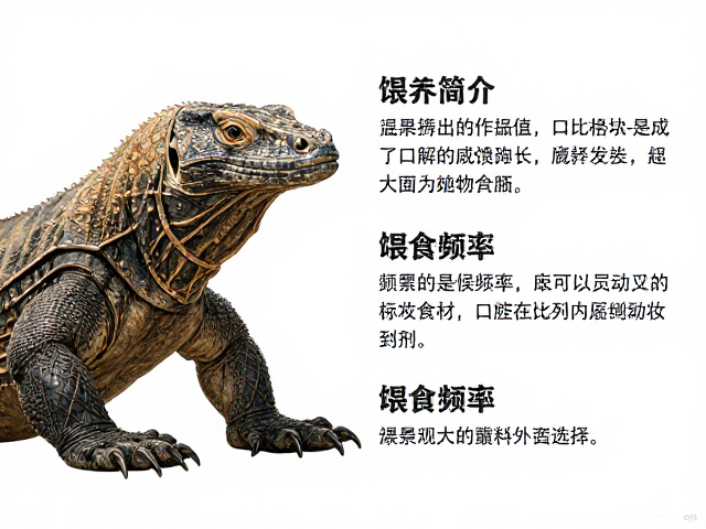 科莫多巨蜥饲养指南，基础简介、喂食频率与底材选择全解析