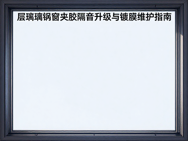 单层玻璃塑钢窗夹胶隔音升级与镀膜维护指南