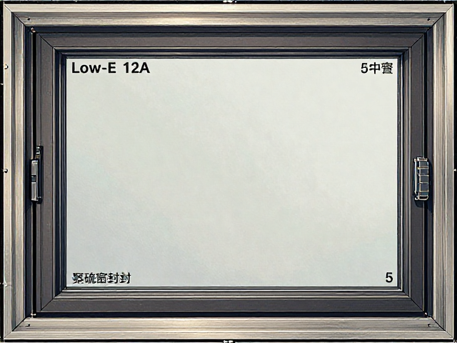 单层玻璃塑钢窗配Low-E,12A,5中空,聚硫密封胶密封更节能