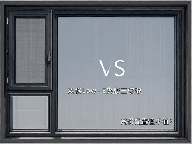 单层玻璃塑钢窗vs双银Low-E夹胶三玻,高价配置值不值?