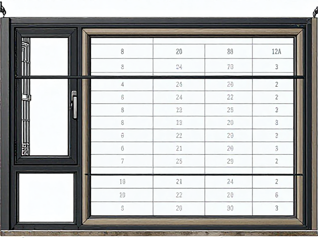 8,20A,8,12A,8单层玻璃塑钢窗,经济型配置报价与安装指南
