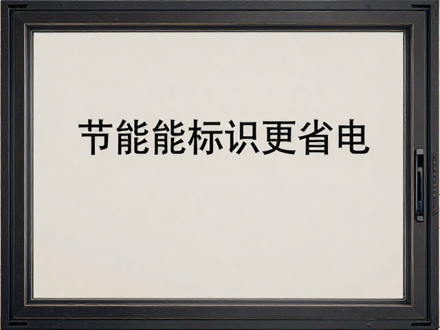 单层玻璃塑钢窗配三银Low-E膜,认准节能标识更省电