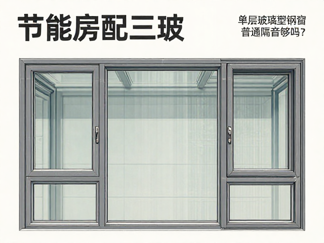 节能房配三玻,单层玻璃塑钢窗普通隔音够吗?