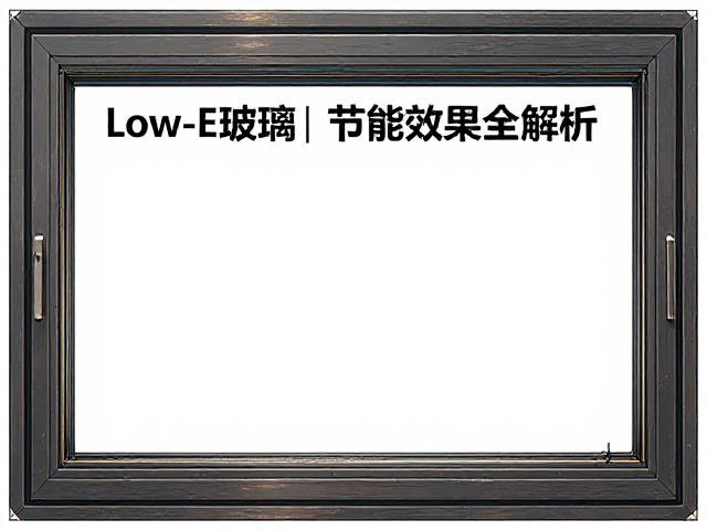 单层玻璃塑钢窗配Low-E玻璃,本体色选择与节能效果全解析