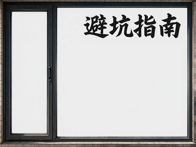 临街选中空玻璃,普通白玻低价单层塑钢窗避坑指南