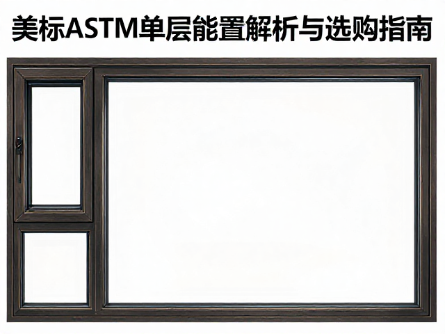 美标ASTM认证单层玻璃塑钢窗,高效节能配置解析与选购指南