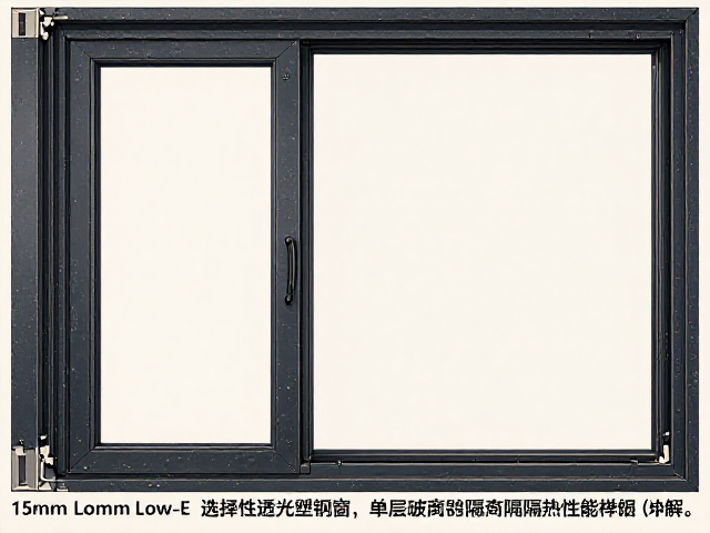 15mm Low-E选择性透光塑钢窗,单层玻璃隔音隔热性能详解
