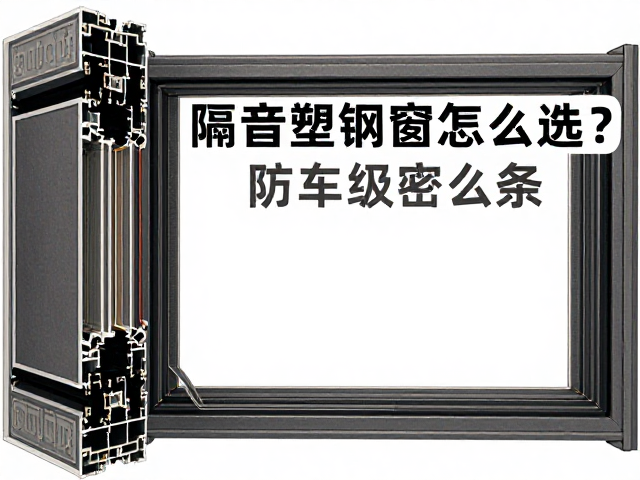 隔音塑钢窗怎么选?防坠落设计,汽车级密封条,静音更安全