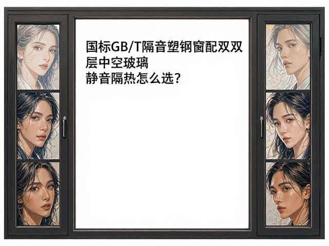 国标GB/T隔音塑钢窗配双层中空玻璃，静音隔热怎么选？