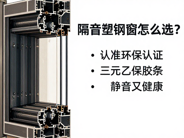 隔音塑钢窗怎么选?认准环保认证,三元乙丙胶条,静音又健康