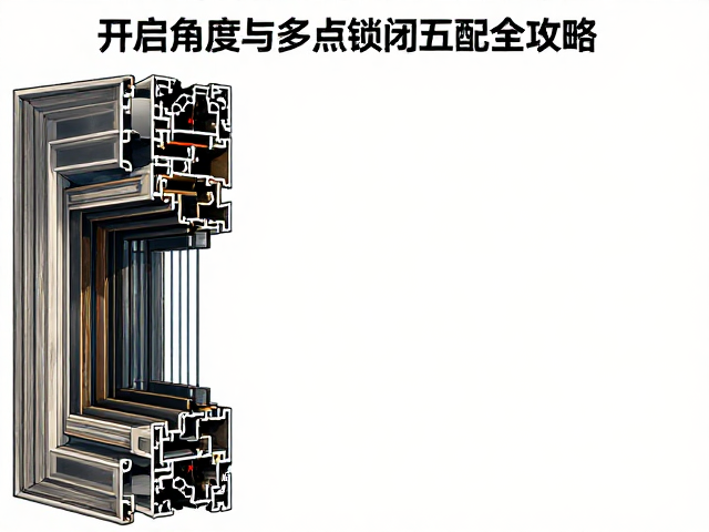 隔音塑钢窗怎么选？开启角度与多点锁闭五金搭配全攻略