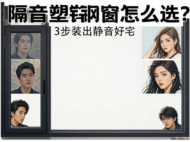 隔音塑钢窗怎么选?防蚊蝇,易清洁,3步装出静音好宅