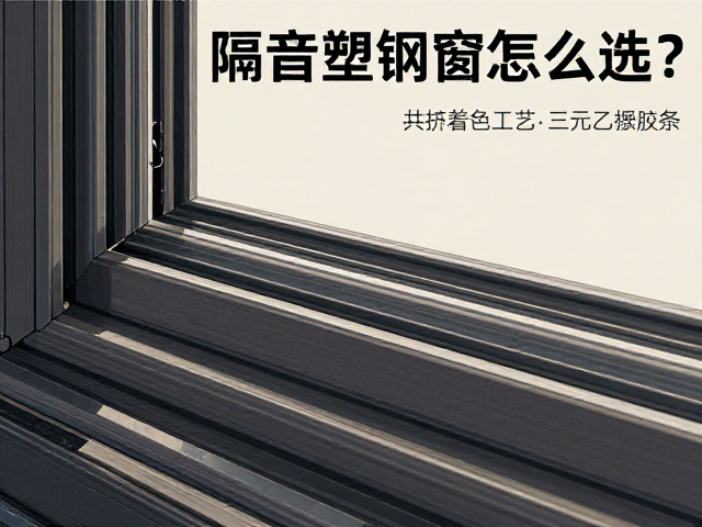 隔音塑钢窗怎么选?共挤着色工艺,三元乙丙胶条详解