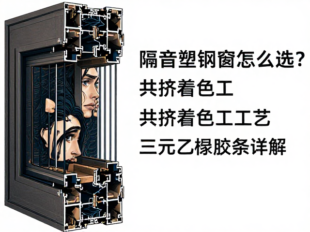 隔音塑钢窗怎么选?共挤着色工艺,三元乙丙胶条详解