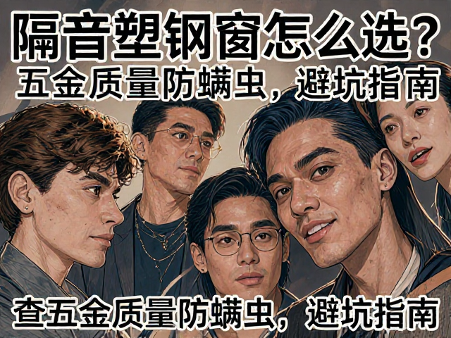 隔音塑钢窗怎么选?查五金质量防螨虫,避坑指南