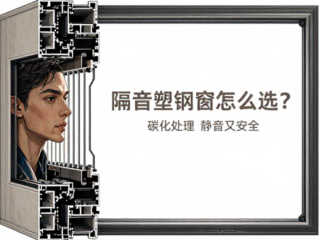 隔音塑钢窗怎么选?防坠落,碳化处理,静音又安全
