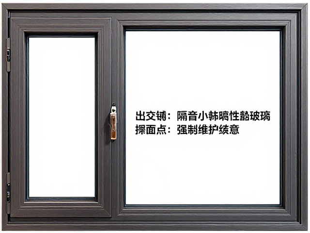 隔音塑钢窗搭配防爆玻璃,清漆涂装更美观,静音又安全