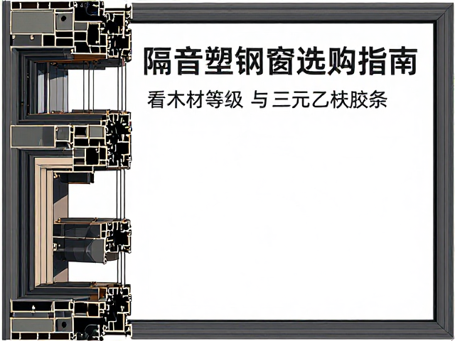 隔音塑钢窗选购指南,看木材等级与三元乙丙胶条,避坑指南