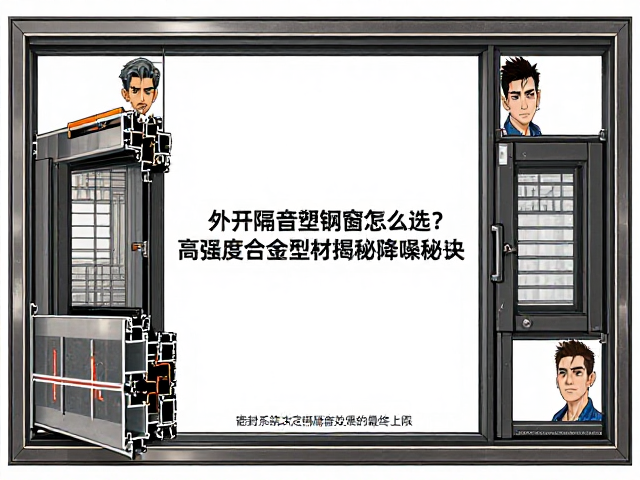 外开隔音塑钢窗怎么选?高强度合金型材揭秘降噪秘诀