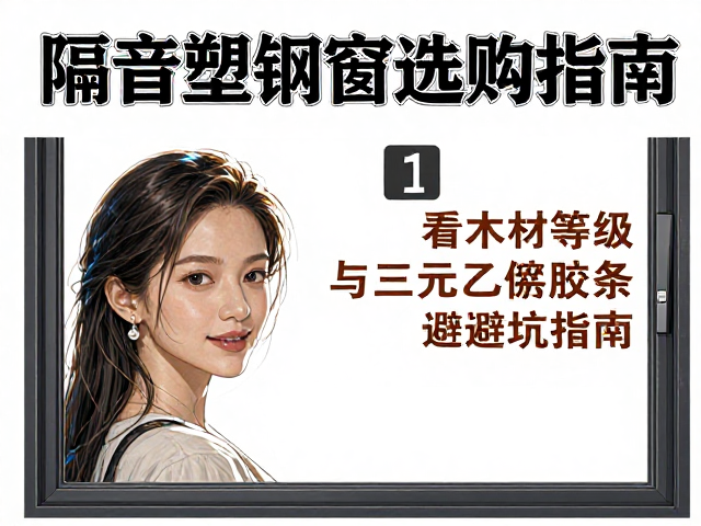隔音塑钢窗选购指南，看木材等级与三元乙丙胶条，避坑指南