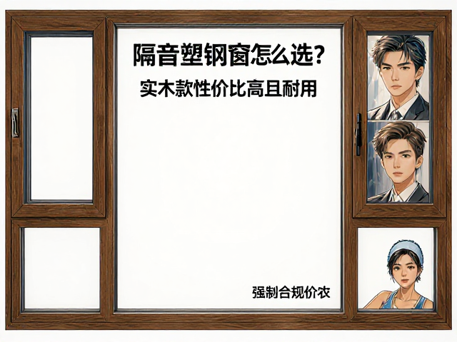 隔音塑钢窗怎么选?实木款性价比高且耐用