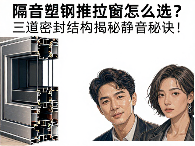 隔音塑钢推拉窗怎么选？三道密封结构揭秘静音秘诀