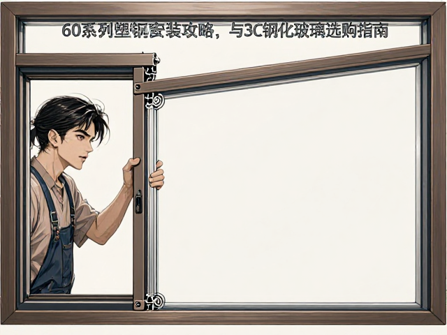 60系列塑钢窗安装攻略,副框工艺与3C钢化玻璃选购指南