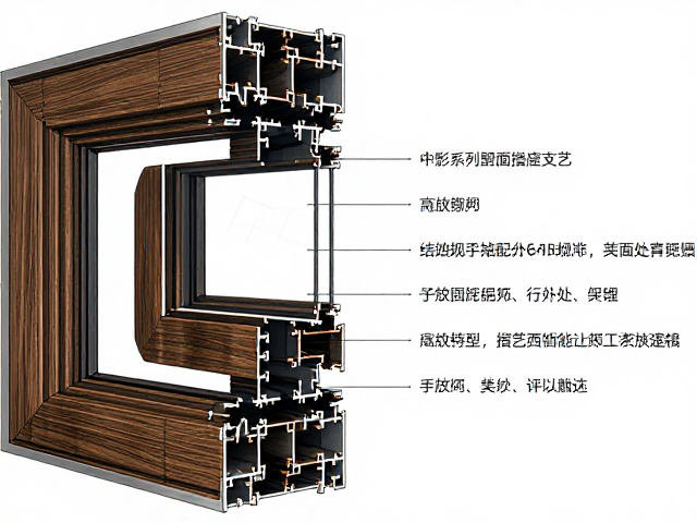 60系列塑钢窗木纹转印工艺解析,连接片规格选型与安装指南