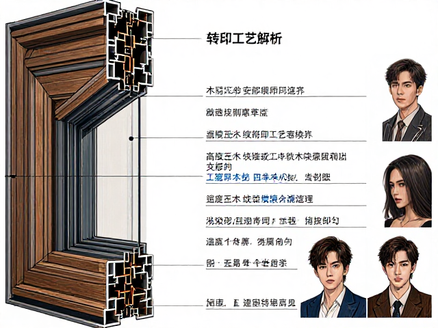 60系列塑钢窗木纹转印工艺解析，连接片规格选型与安装指南