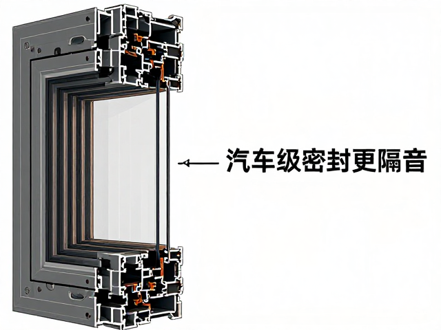 60系列塑钢窗扇框高度多少?汽车级密封更隔音