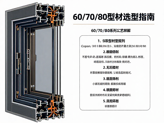 60系列塑钢窗粉末喷涂工艺详解,含60/70/80型材系列选型指南