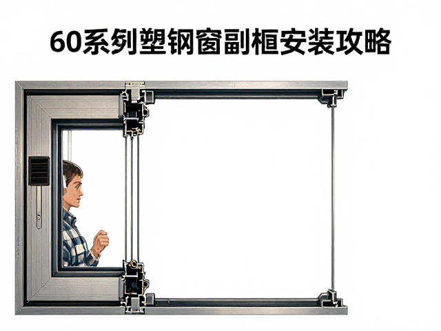 60系列塑钢窗副框安装攻略,合页承重等级怎么选?