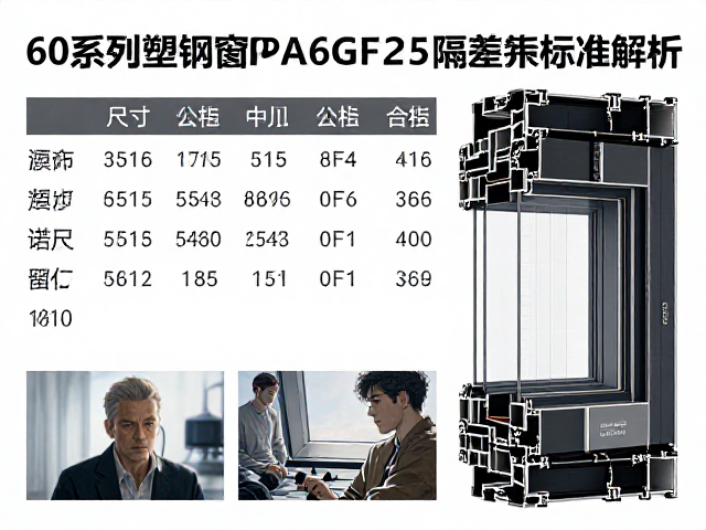 60系列塑钢窗PA66GF25隔热条公差范围标准解析