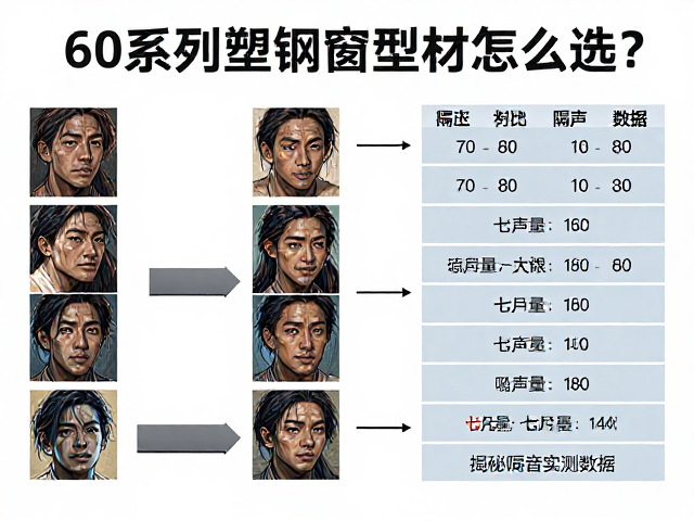 60系列塑钢窗型材怎么选?70/80隔声量对比,揭秘隔音实测数据