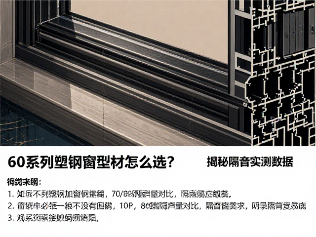 60系列塑钢窗型材怎么选?70/80隔声量对比,揭秘隔音实测数据