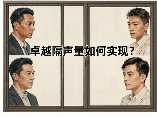 60系列塑钢窗电泳涂装工艺解析,卓越隔声量如何实现?