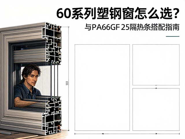 60系列塑钢窗怎么选?窗洞尺寸与PA66GF25隔热条搭配指南