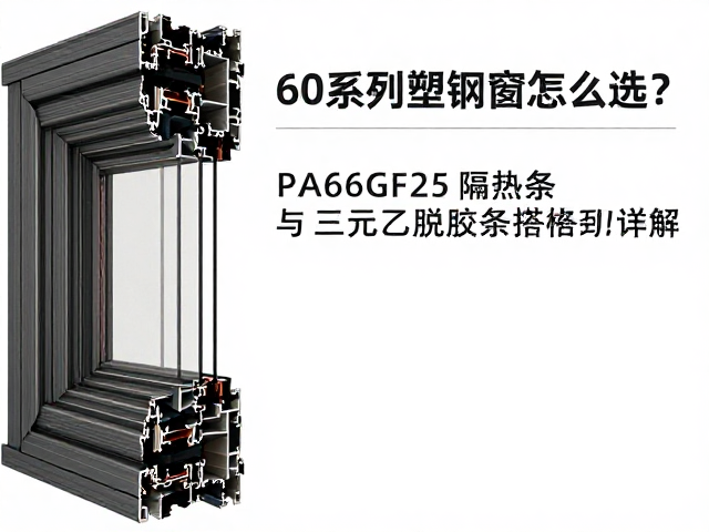 60系列塑钢窗怎么选?PA66GF25隔热条与三元乙丙胶条搭配详解