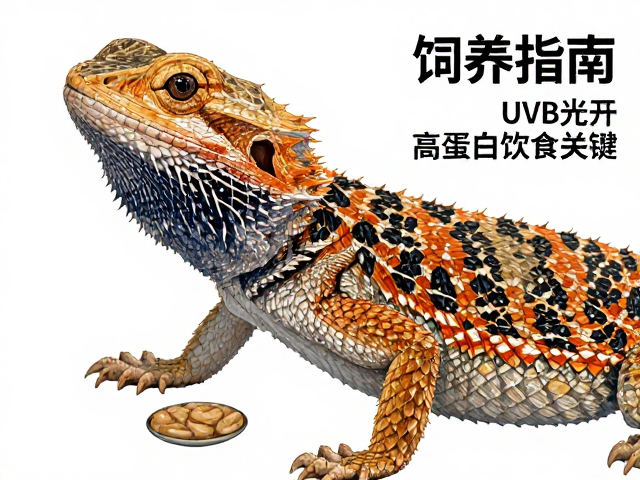 原色鬃狮蜥饲养指南，UVB光照与高蛋白饮食的关键平衡