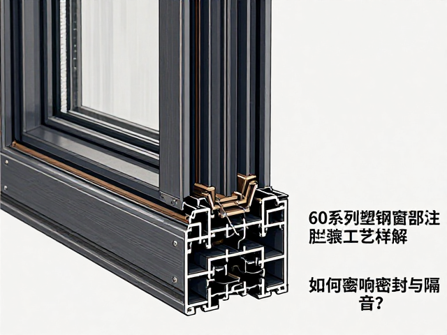 60系列塑钢窗角部注胶工艺详解,扇框高度如何影响密封与隔音?