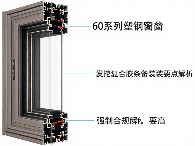 60系列塑钢窗扇框高度标准，发泡复合胶条安装要点解析