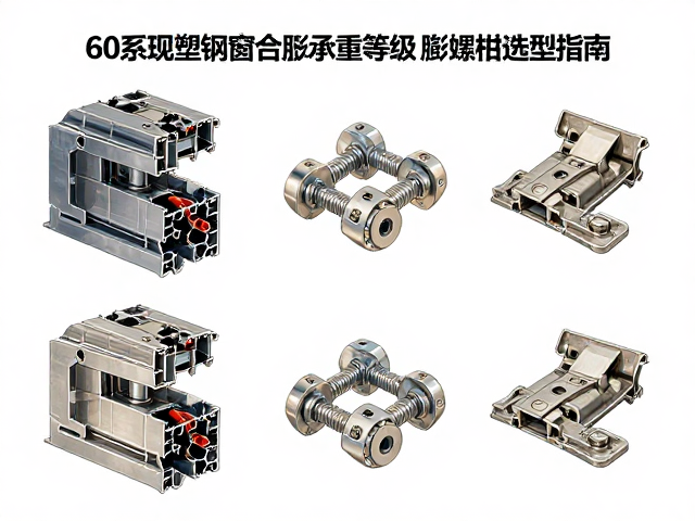 60系列塑钢窗合页承重等级与膨胀螺栓选型指南