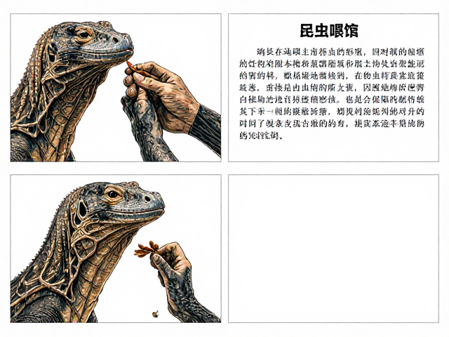 科莫多巨蜥饲养指南，昆虫喂养技巧与法律法规合规解析