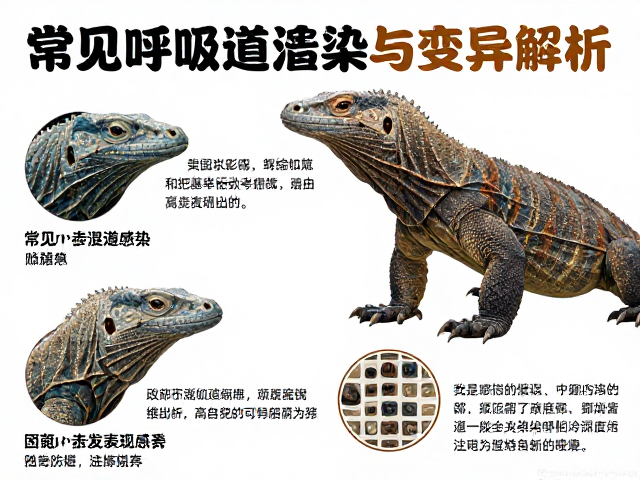 科莫多巨蜥简介，常见呼吸道感染防治与颜色变异解析