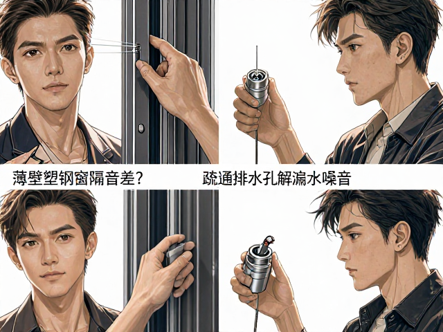 薄壁塑钢窗隔音差?疏通排水孔解决漏水噪音,附清洗教程