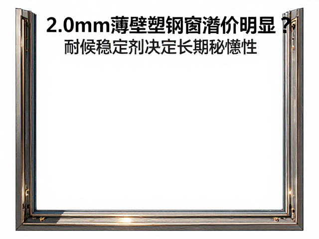 2.0mm薄壁塑钢窗溢价明显?耐候稳定剂决定长期稳定性