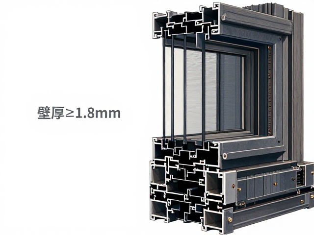 主型材壁厚&ge;1.8mm，厚壁增强塑钢窗稳定性远超薄壁